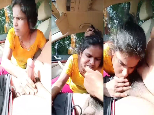 Randi Marathi Giving Blowjob Inside Car
